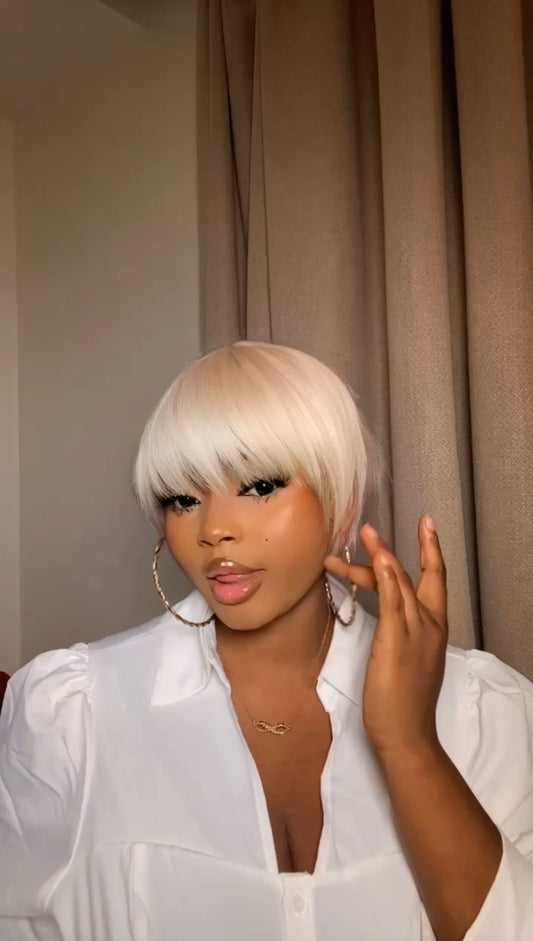 Blonde Pixie Wig