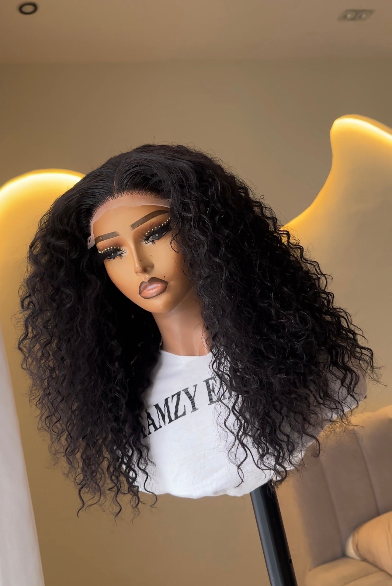 T5by5 Jerry Curl Wig