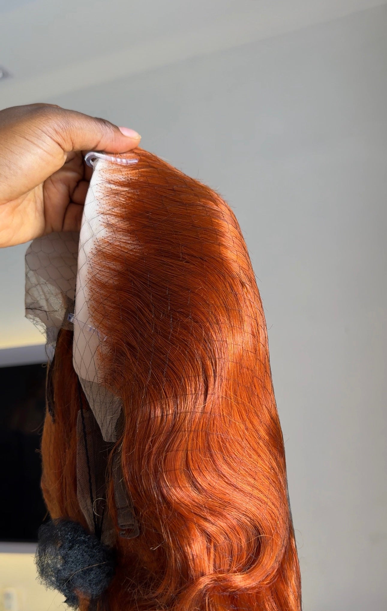 Orange Wavy Frontal